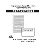 diodor DIO-FL28W-WM-SP Manuel D'instructions