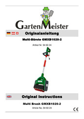 Gartenmeister 94 60 24 Mode D'emploi