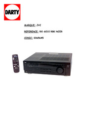 JVC RX-6010RBK Manuel D'instructions