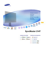 Samsung SyncMaster 214T Installation