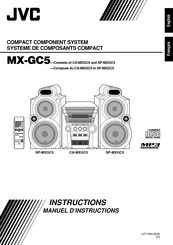 JVC CA-MXGC5 Manuel D'instructions