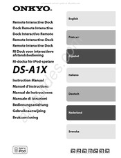 Onkyo DS-A1X Manuel D'instructions