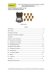 PQWT PQWT-CL900 Manuel D'utilisation