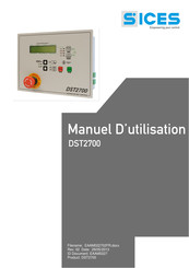 Sices DST2700 Manuel D'utilisation