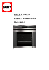 Electrolux Arthur Martin AOB 66310 Notice D'utilisation