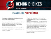 Demon Powersport REBEL Manuel Du Propriétaire