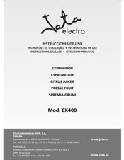 Jata electro EX400 Instructions D'usage