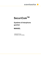 Contacta SecuriCom STS-K003L Manuel