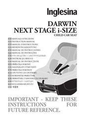 Inglesina DARWIN NEXT STAGE i-SIZE Manuel D'instructions