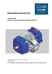 CVS VacuStar L400 Instructions De Service