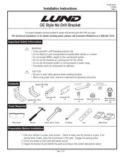 LUND 310041 Instructions D'installation