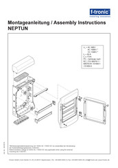 f-tronic NEPTUN12SQ Instructions D'installation