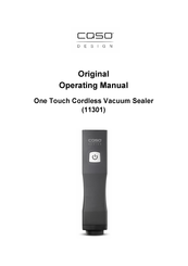CASO DESIGN One Touch Cordless Vacuum Sealer Manuel D'utilisation