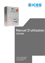 Sices DST2600 Manuel D'utilisation