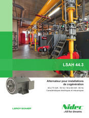 Nidec Leroy-Somer LSAH 44.3 Caractéristiques Techniques