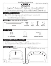 AVS Bugflector II Instructions D'installation