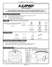 LUND Interceptor 18832 Instructions De Montage