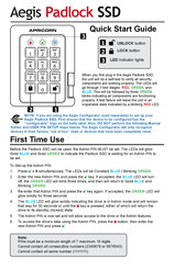 Apricorn Aegis Padlock SSD Guide Rapide