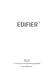 EDIFIER G2 II Mode D'emploi