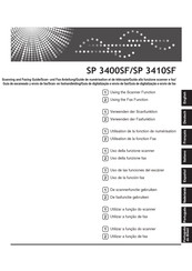 Aficio SP 3410SF Guide