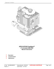 molex FineAdjust 639012200 Manuel D'instructions