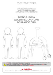 Alfa Pizza CIAO Instructions Pour L'assemblage