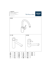 Grohe 32 659 Instructions De Montage