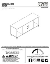 System Build 6004412COM Livret D'instructions