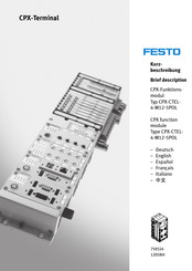 Festo CPX-CTEL4-M12-5POL Manuel D'instructions