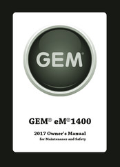 Polaris GEM eM 1400 2017 Mode D'emploi