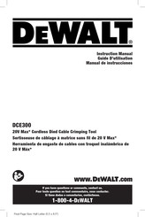 DeWalt Max DCE300 Guide D'utilisation