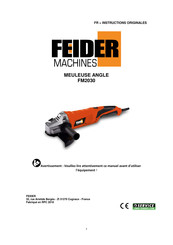 FEIDER Machines FM2030 Instructions Originales