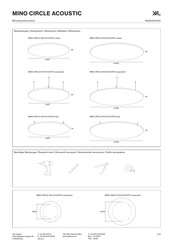 XAL MINO 60 CIRCLE Instructions De Montage