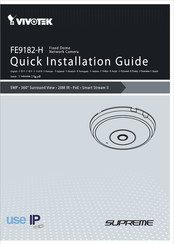 Vivotek FE9182-H Guide D'installation Rapide