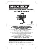 Black & Decker POWER VEC157BD Mode D'emploi