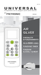 Metronic AIR SILVER Mode D'emploi