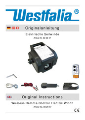 Westfalia 80 29 47 Instructions Originales