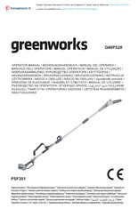 GreenWorks G40PS20 Manuel D'opérateur