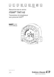 Endress+Hauser iTEMP TMT162 Manuel De Mise En Service