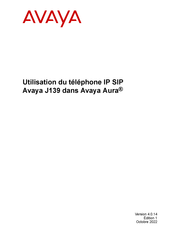 Avaya J139 Utilisation