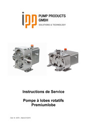 IPP Pump Products Premiumlobe Instructions De Service