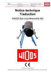 widos 500 Notice Technique