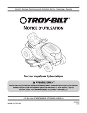 Troy-Bilt 13WX78KT066 Notice D'utilisation