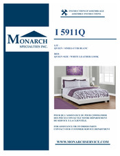 Monarch Specialties I 5911Q Instructions D'assemblage