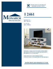 Monarch Specialties I 2461 Instructions D'assemblage