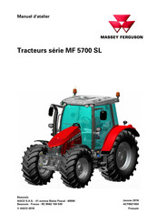 MASSEY FERGUSON MF 5711 SL Manuel D'atelier