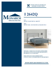 Monarch Specialties I 2642Q Instructions D'assemblage