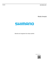 Shimano SW-RS801-S Mode D'emploi