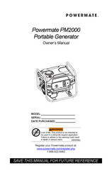 Powermate PM2000 Mode D'emploi