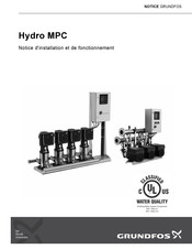 Grundfos Hydro MPC Notice D'installation Et De Fonctionnement